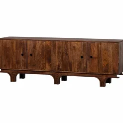 Woood Staes dressoir 4-deurs mango hout walnoot