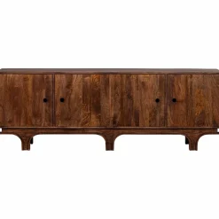 Woood Staes dressoir 4-deurs mango hout walnoot