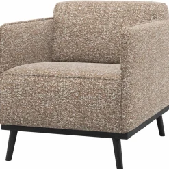 Woood Statement Fauteuil Met Arm Lichtbruin Melange