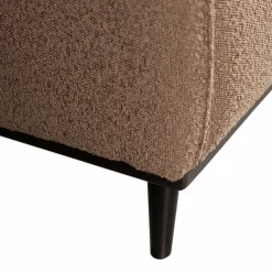 Woood Statement fauteuil met arm bouclé nougat