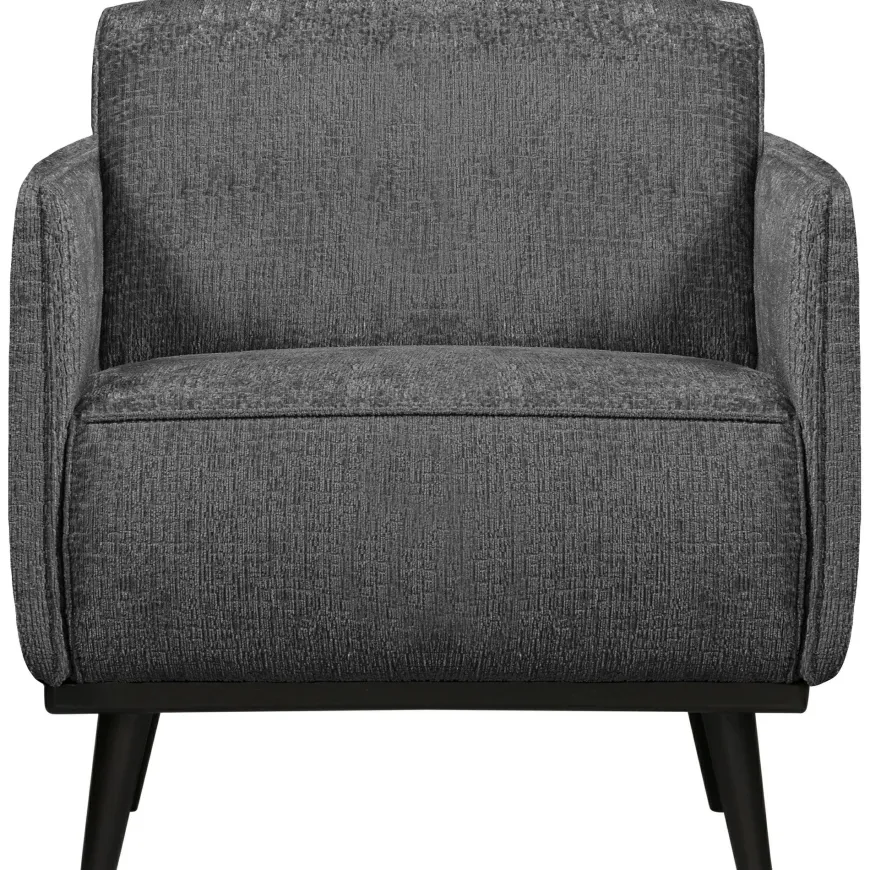 Woood Statement fauteuil met arm structure velvet mountain