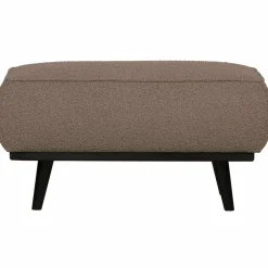Woood Statement hocker bouclé nougat