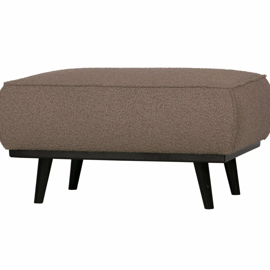 Woood Statement hocker bouclé nougat