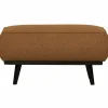Woood Statement hocker bouclé butter