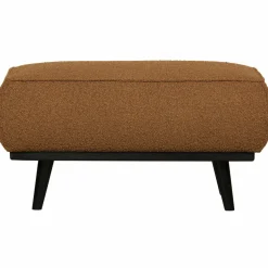 Woood Statement hocker bouclé butter