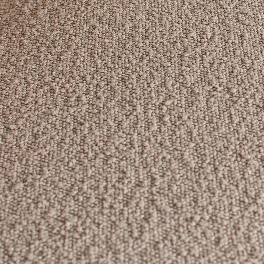 Woood Statement hocker bouclé beige
