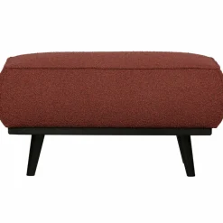 Woood Statement hocker bouclé chestnut