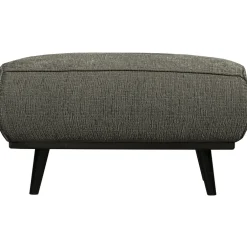 Woood Statement hocker structure velvet frost