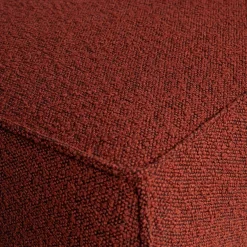 Woood Statement hoekbank rechts bouclé chestnut