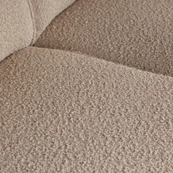 Woood Statement hoekbank rechts bouclé beige