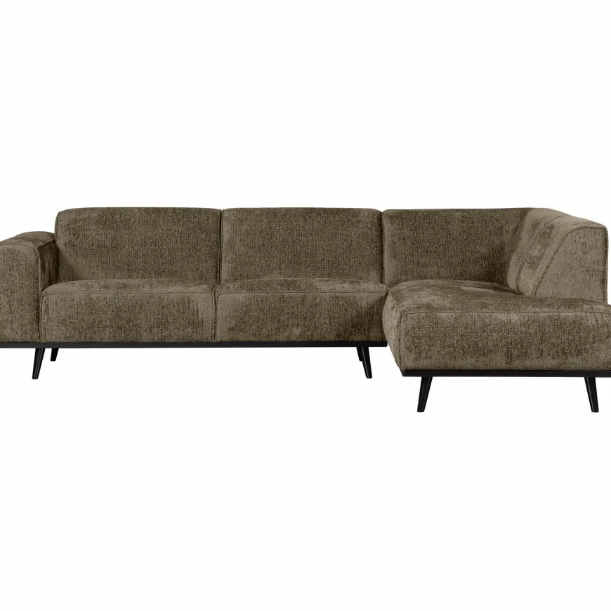 Woood Statement hoekbank rechts structure velvet bonsai