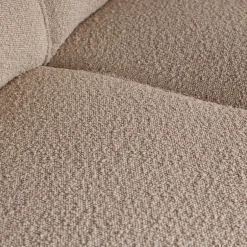 Woood Statement hoekbank links bouclé beige