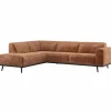 Woood Statement Hoekbank Links Chenille Velvet Terra