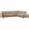 Woood Statement Hoekbank Rechts Chenille Velvet Taupe