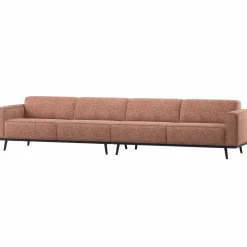 Woood Statement Xl 4-Zits Bank 372 Cm Terra Melange
