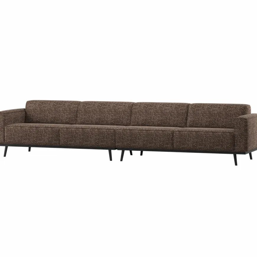 Woood Statement Xl 4-Zits Bank 372 Cm Bruin Melange