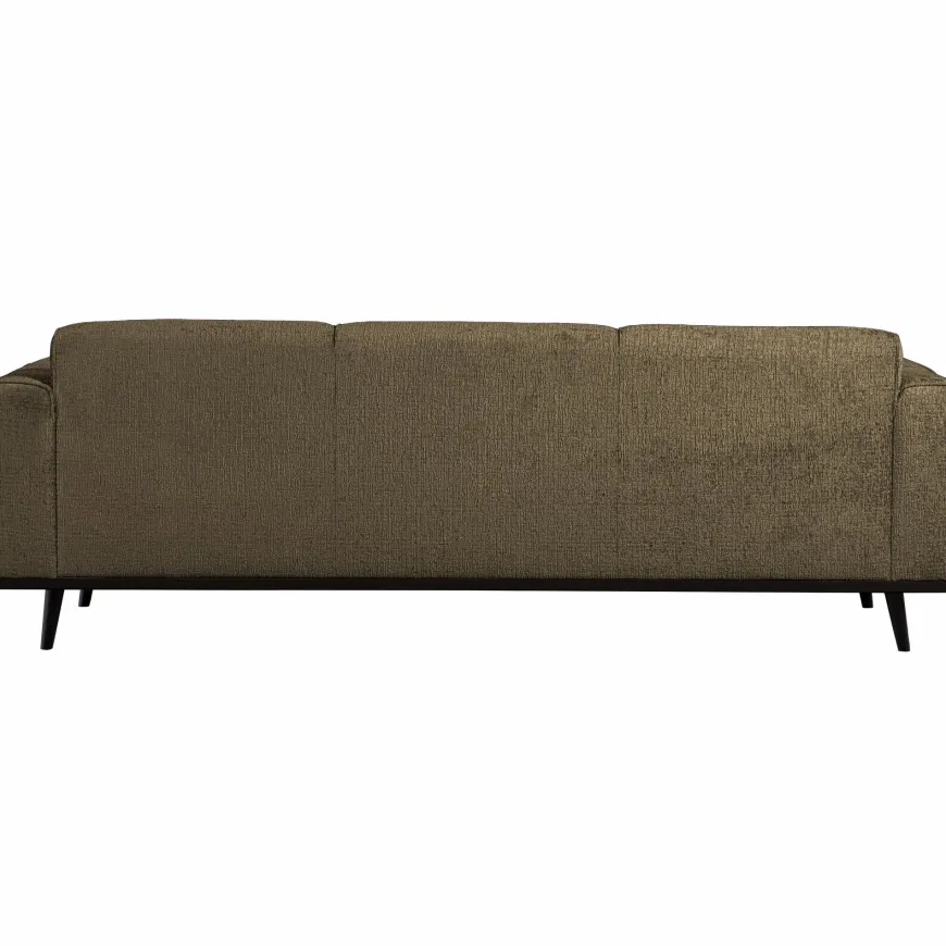 Woood Statement 3-zits bank 230 cm structure velvet bonsai