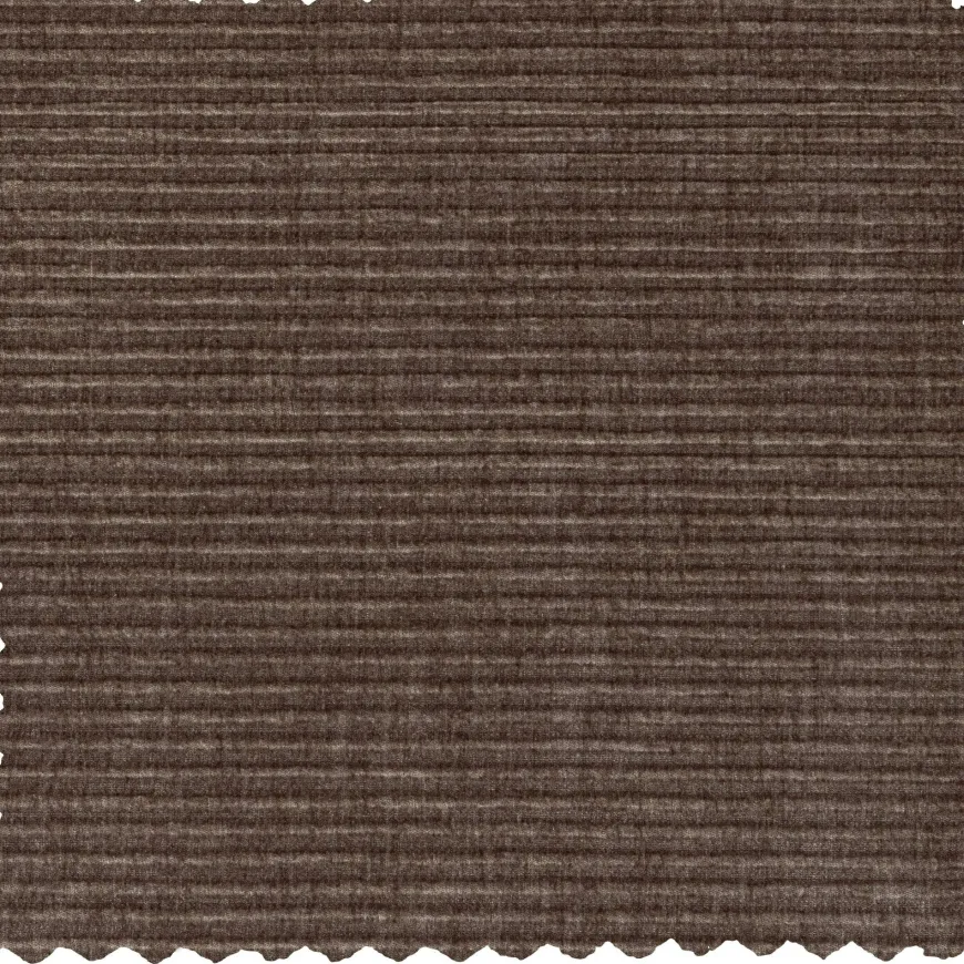 Woood Statement 4-zits bank 280 cm platte brede rib taupe