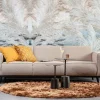 Woood Statement 3-zits bank 230 cm bouclé nougat