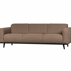 Woood Statement 3-zits bank 230 cm bouclé nougat