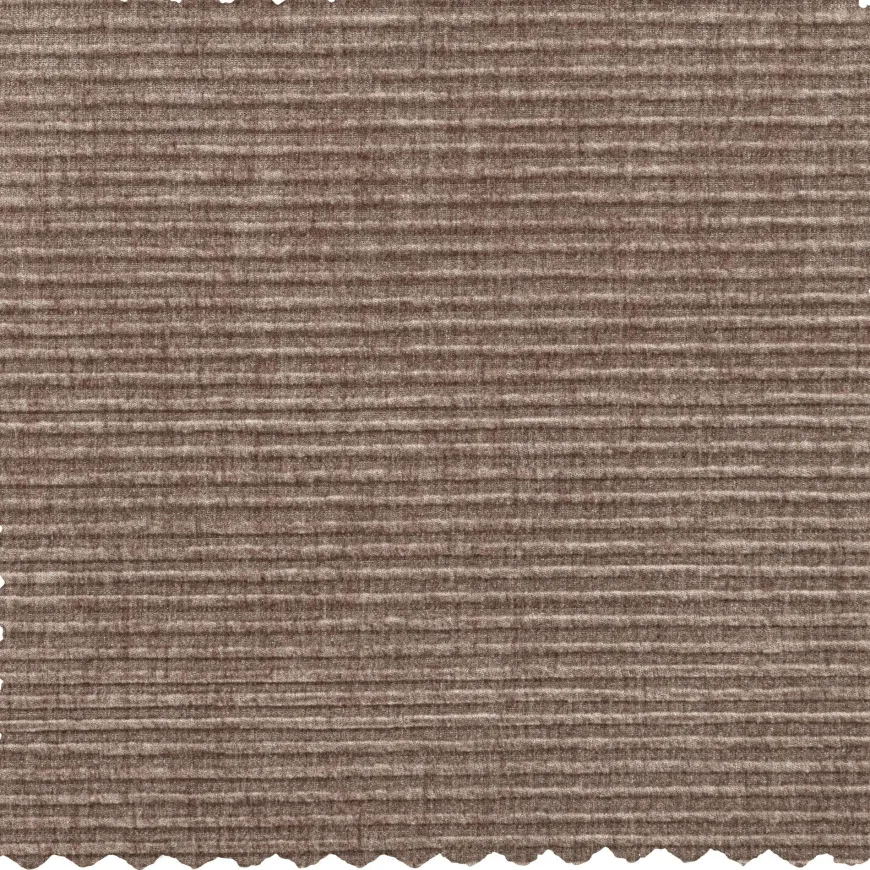 Woood Statement 3-zits bank 230 cm brede platte rib clay