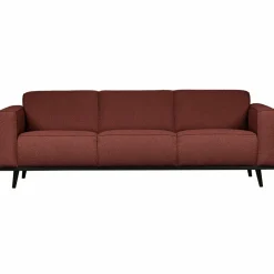 Woood Statement 3-zits bank 230 cm bouclé chestnut