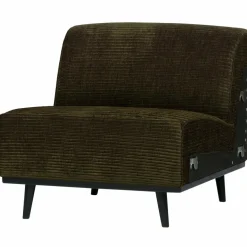 Woood Statement 1-zits element brede platte rib warm groen