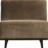 Woood Statement 1-zits element fluweel taupe