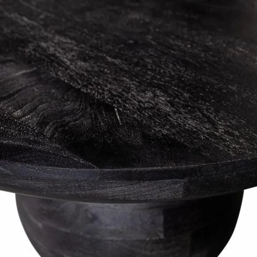 Woood Steppe Salontafel Mango Hout Zwart