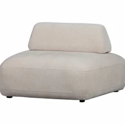 Woood Sterck fauteuil met verplaatsbare rugleuning zand