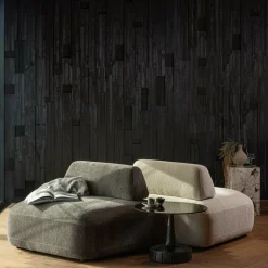 Woood Sterck fauteuil met verplaatsbare rugleuning zand