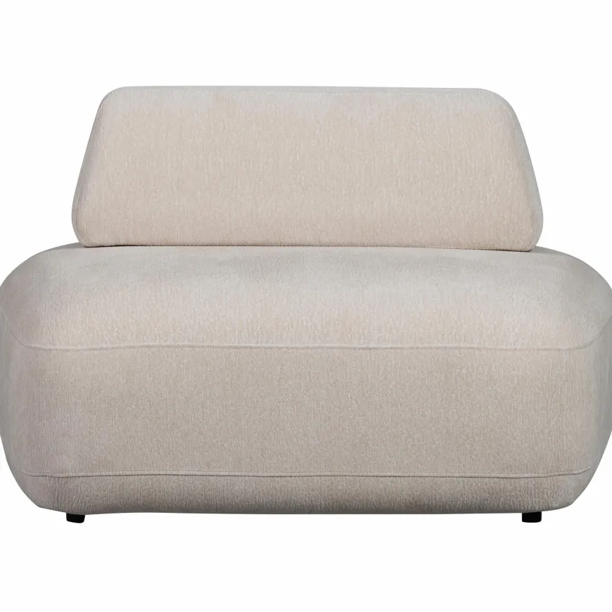 Woood Sterck fauteuil met verplaatsbare rugleuning zand