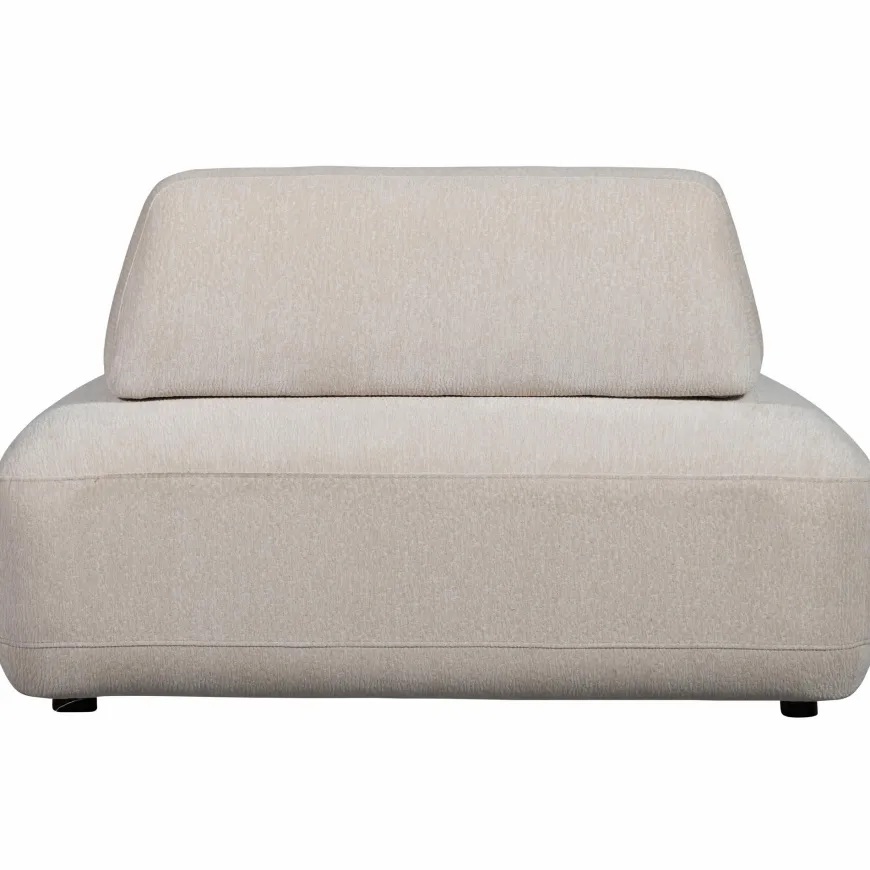 Woood Sterck fauteuil met verplaatsbare rugleuning zand