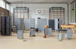 Woood Stijn Hoog 2drs Lockerkast Steel Grey [fsc]