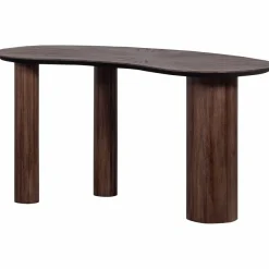 Woood Sun organische sidetable/bureau recycled teak bruin