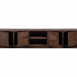 Woood Sun tv meubel met open vak recycled teak bruin