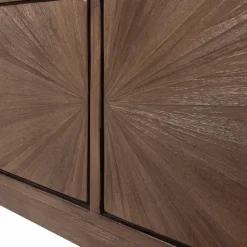 Woood Sun tv meubel met open vak recycled teak bruin