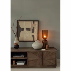 Woood Sun tv meubel met open vak recycled teak bruin