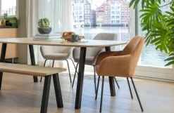 Woood Tablo Eetkamerbankje Eiken Met Utrecht Poot [fsc]