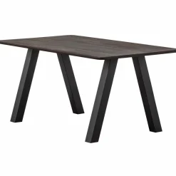 Woood Tablo eettafel afgerond vingerlas 160x90cm mystic brown [fsc]