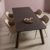 Woood Tablo eettafel afgerond vingerlas 200x90cm mystic brown [fsc]