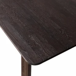 Woood Tablo eettafel afgerond vingerlas 200x90cm mystic brown [fsc]