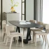 Woood Tablo eettafel deens ovaal dl 220x100cm mystic brown [fsc]