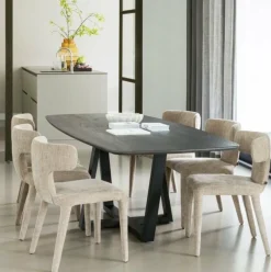 Woood Tablo eettafel deens ovaal dl 220x100cm mystic brown [fsc]