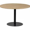 Woood Tablo eettafel rond vingerlas 120cm transparant [fsc]
