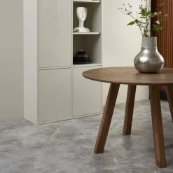 Woood Tablo eettafel rond dl o120cm cashmere brown [fsc]