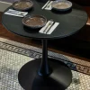 Woood Tablo eettafel rond vingerlas o80cm blacknight [fsc]