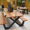 Woood Tablo Outdoor Picknicktafel Naturel Met X-poot Metaal [fsc]
