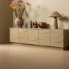Woood TEO TV meubel grenen mud [fsc]