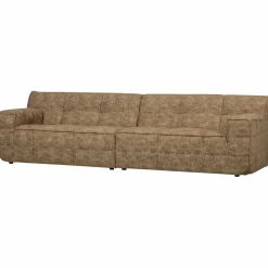 Woood Timor 4-zits bank caramel melange